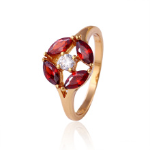 11722 heißer Verkauf gute Qualität 18 Karat vergoldete Kristall Modeschmuck Ring für Frauen beste Geschenke